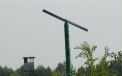 Small windmill protecting the plantation against frost,  